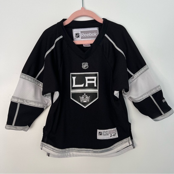 Reebok LA Kings Kopitar 11 NHL Youth 2-4T Official Black Hockey Jersey Toddler - Picture 3 of 14